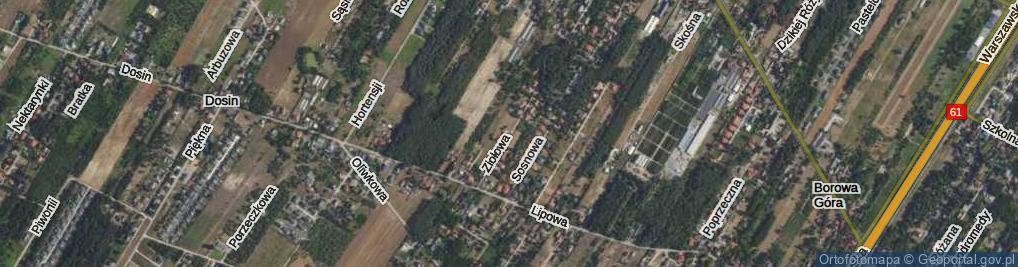 Zdjęcie satelitarne Ziołowa ul.